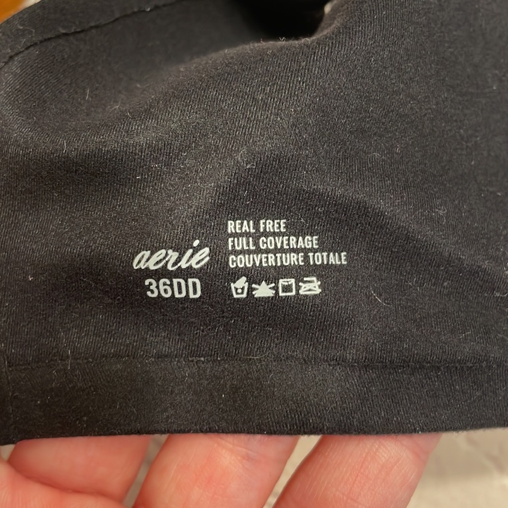 Aerie Full Coverage Black Bra - Picture 3 of 5